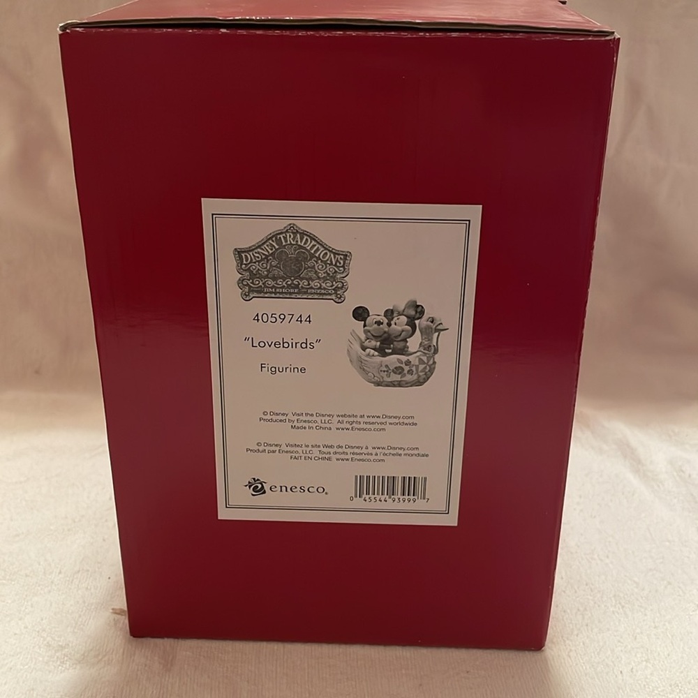 Jim Shore Disney Traditions Minnie and Mickie Mouse  Lovebirds Figurine - Picture 12 of 13